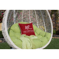 Egg Shape Outdoor Patio Garden Wicker Swing Chair Poly Rattan Hammock